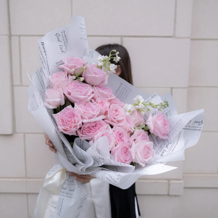 Pink Garden Roses